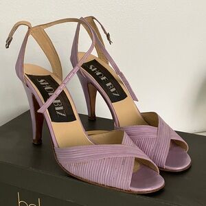 Women's Purple Strappy Heels